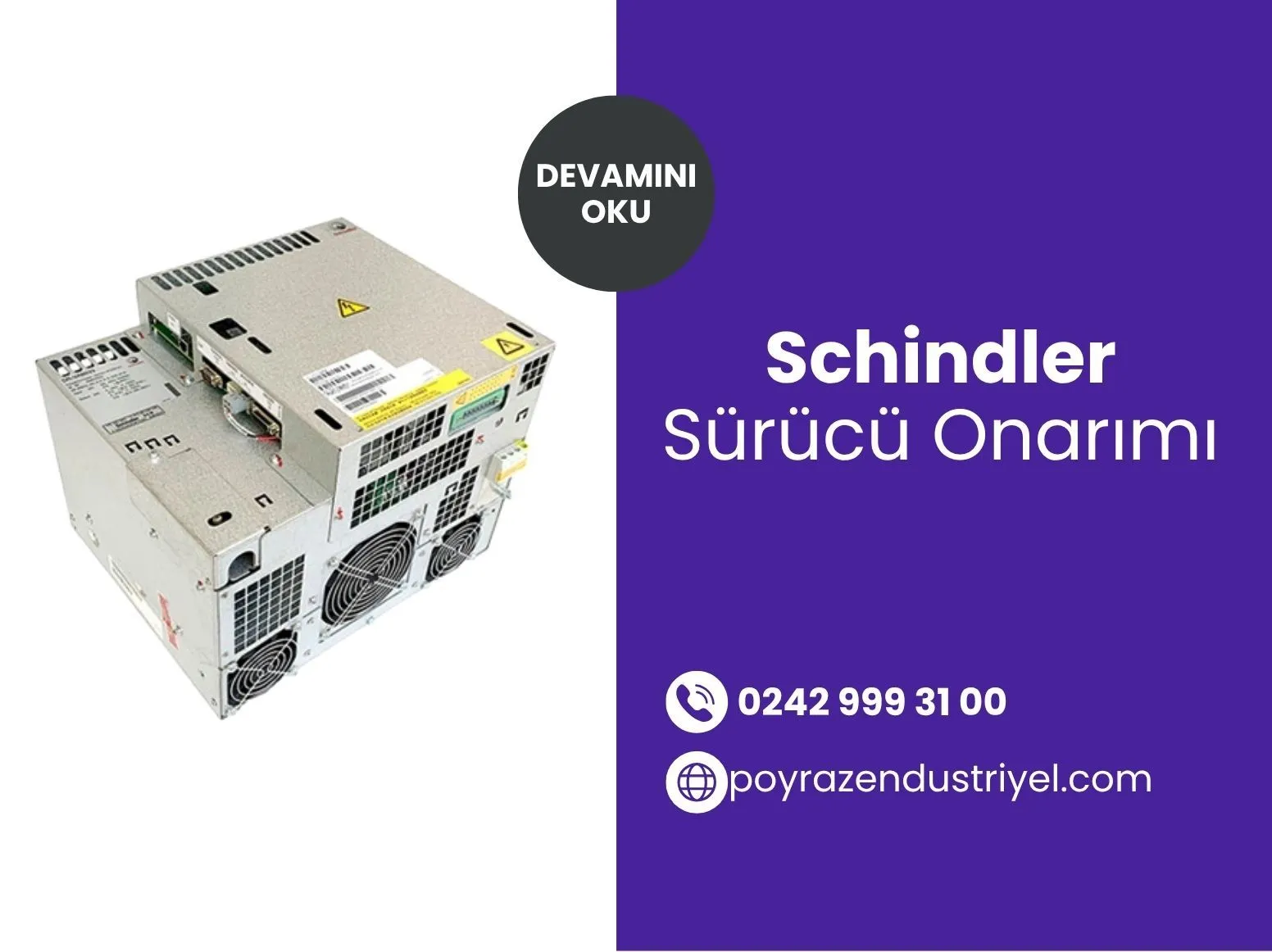Schindler Sürücü Onarımı
